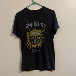 Sublime Graphic T-Shirt with Sun Design